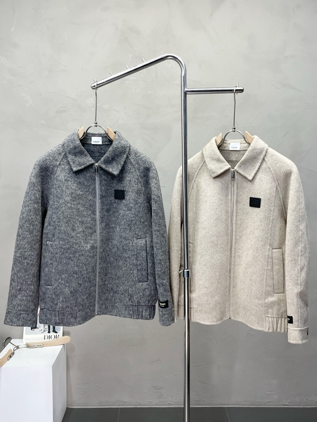 버버리 모직 더블 집업 코트 2칼라