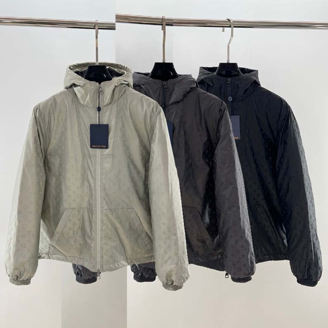 루이비통 경량 다운 재킷 패딩 점퍼 3칼라