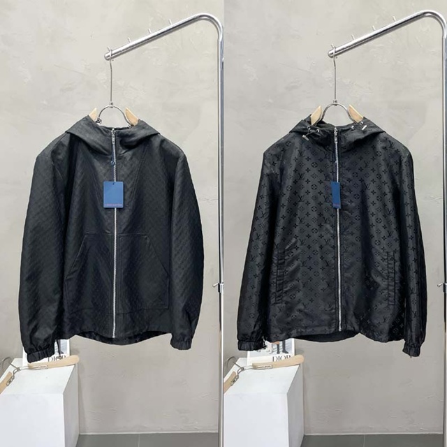 루이비통 리버서블 모노그램 후드 재킷 집업 점퍼