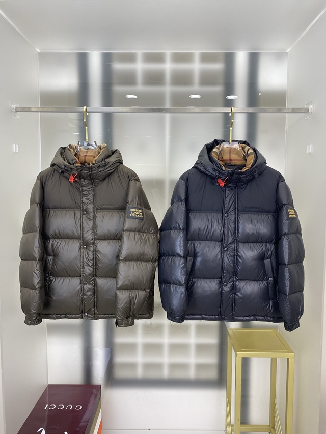 버버리 다운 재킷 패딩 점퍼 2칼라