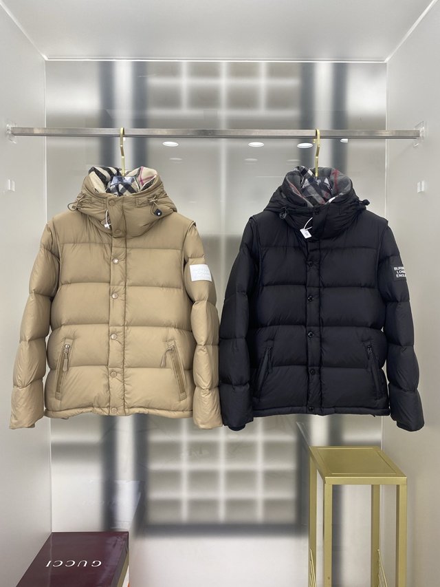 버버리 다운 재킷 패딩 점퍼 2칼라