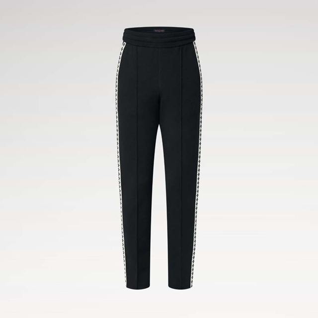 루이비통 프레피 니티드 울 트라우저 트랙 팬츠 밴딩 바지 1AGTLW
