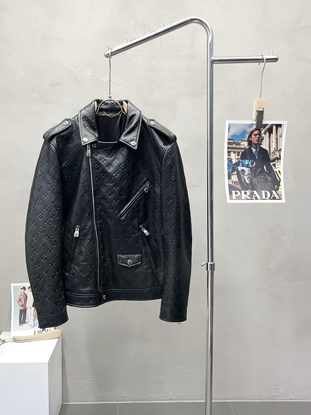 루이비통 모노그램 라이더 가죽 자켓 재킷