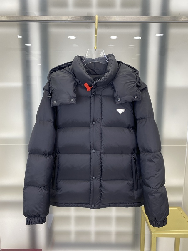 프라다 리나일론 다운 재킷 패딩 점퍼