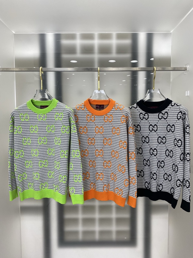 구찌 GG 크루넥 니트 스웨터 3칼라