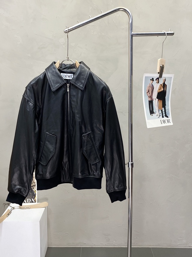 로에베 가죽 자켓 재킷