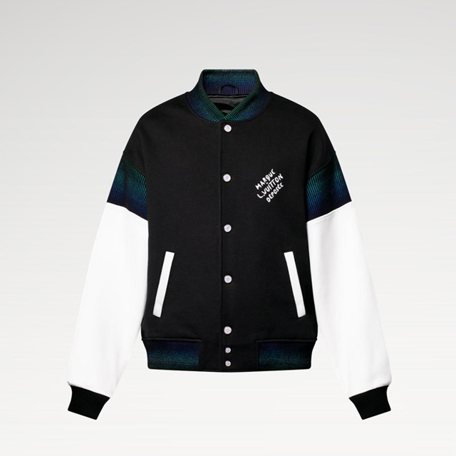 루이비통 코튼 저지 바시티 블루종 재킷 1AGTR0