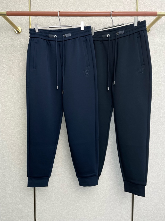 프라다 트랙 팬츠 조거팬츠 밴딩 바지 트레이닝 하의 2칼라