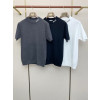 구찌 하이넥 반팔 니트 크루넥 3칼라