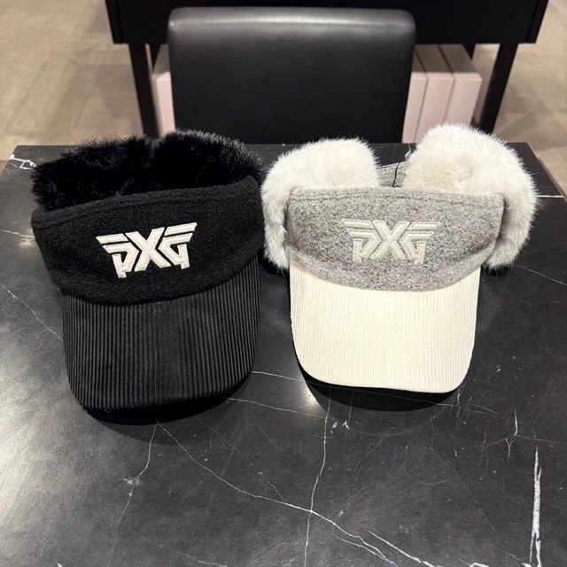 PXG 여성 겨울 털 모자 2칼라