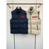 프라다 다운 베스트 패딩 조끼 2칼라