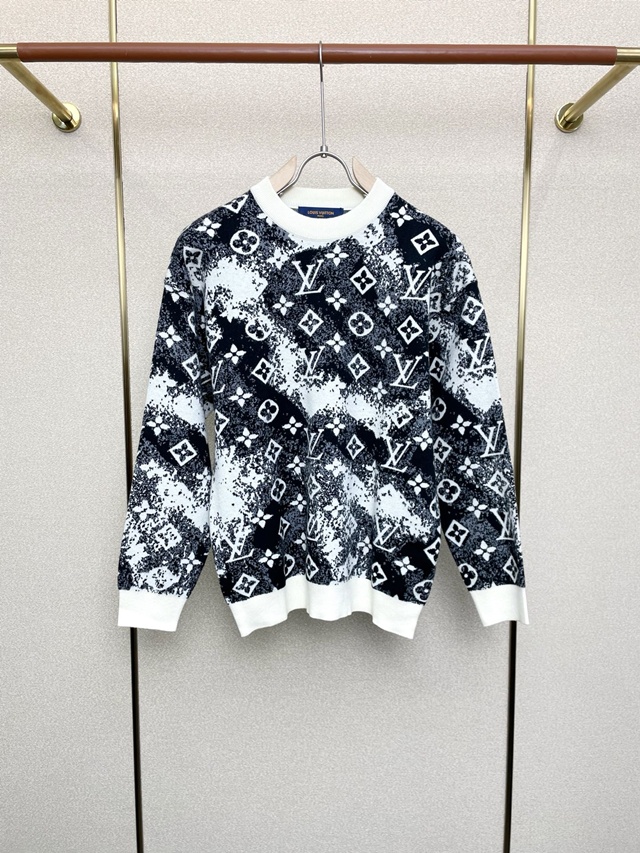 루이비통 모노그램 크루넥 니트 스웨터