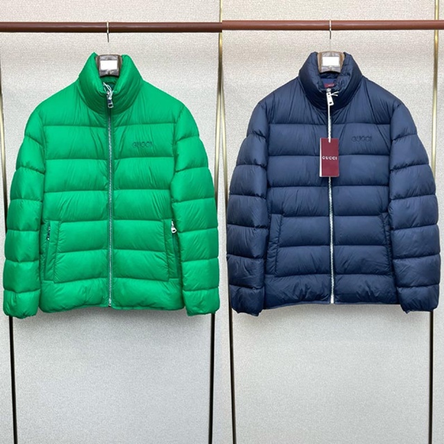 구찌 로고 다운 재킷 패딩 2칼라