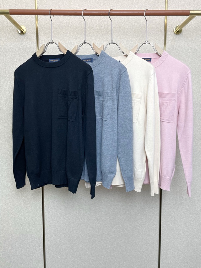 루이비통 크루넥 니트 스웨터 4칼라