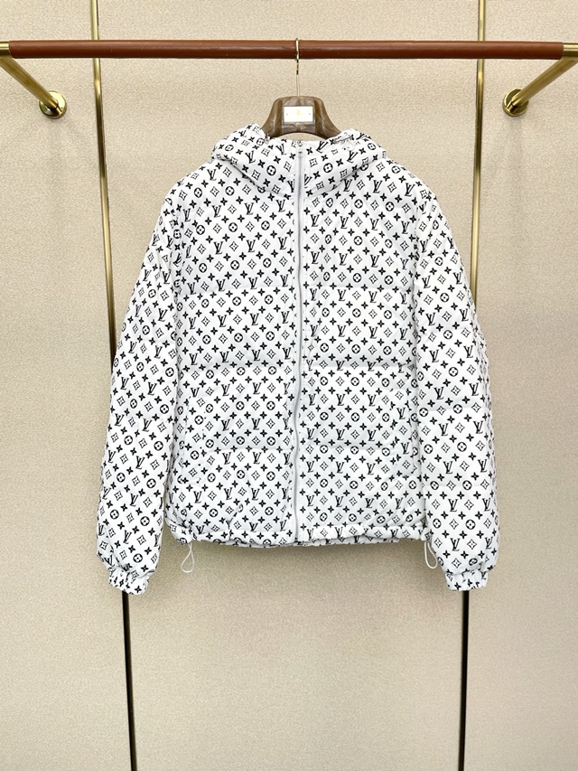 루이비통 모노그램 후드 다운 재킷 패딩 2칼라