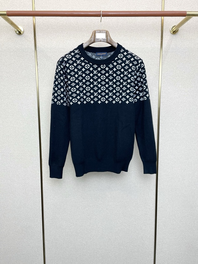 루이비통 모노그램 크루넥 니트 스웨터