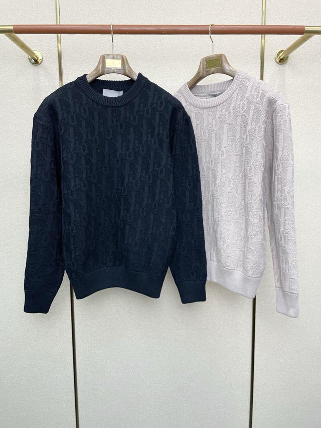 디올 오블리크 니트 스웨터 2칼라