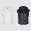 지포어 여성 다운 베스트 패딩 조끼 2칼라
