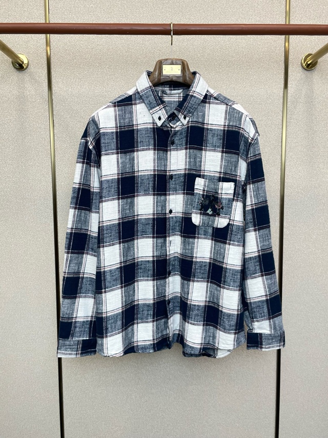 크롬하츠 체크 오버 셔츠 남방