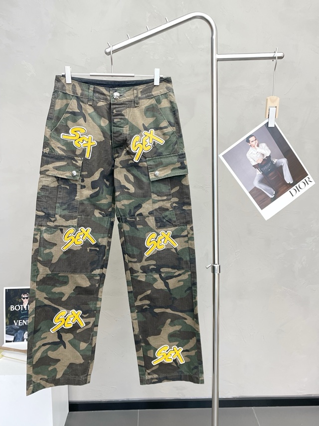 크롬하츠 카모플라쥬 데님 바지 팬츠