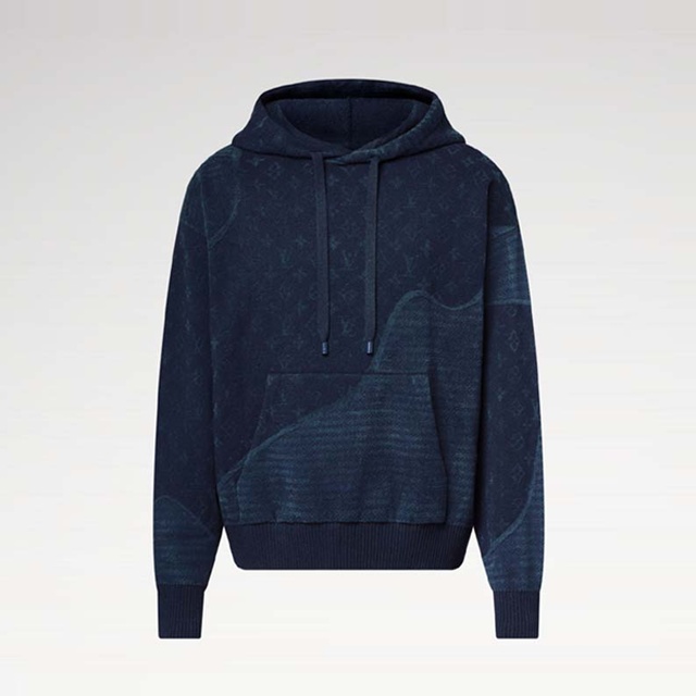 루이비통 그래픽 자카드 후디 후드티 1AIWFZ