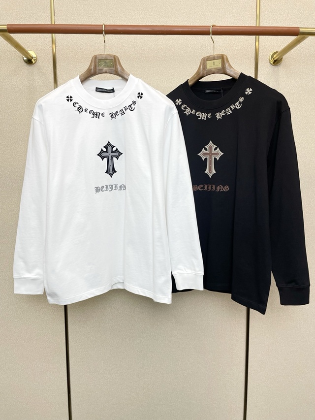 크롬하츠 라운드 긴팔티 2칼라