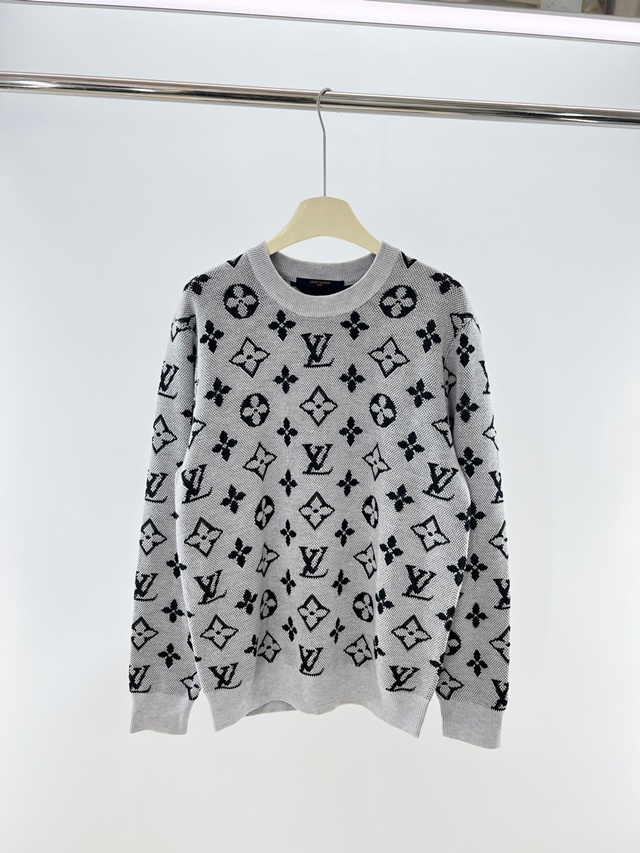 루이비통 모노그램 자카드 울 니트 스웨터