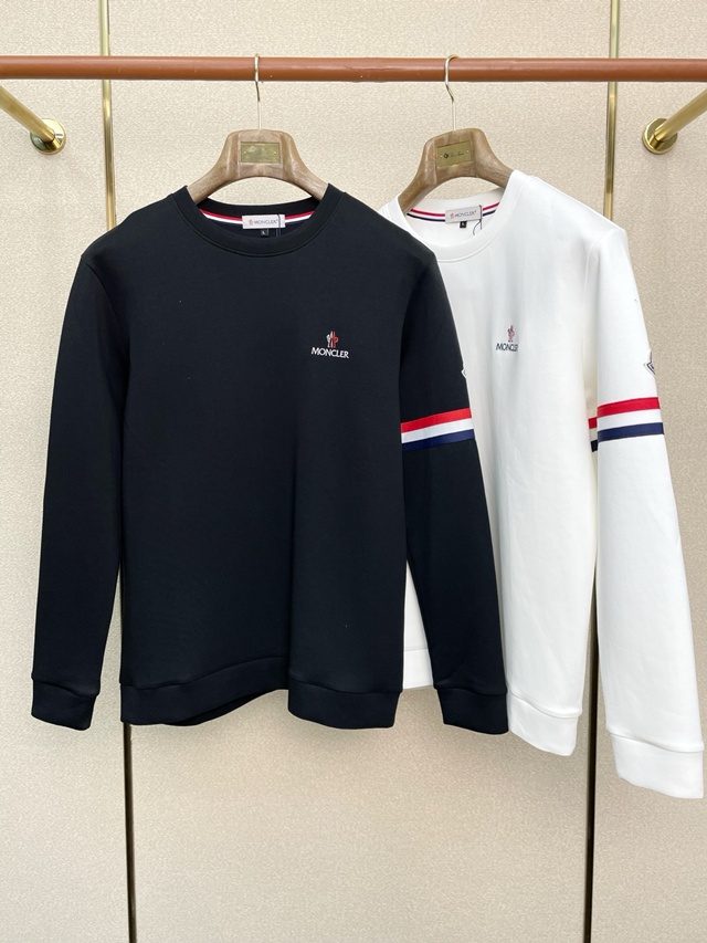 몽클레어 라운드 긴팔티 2칼라