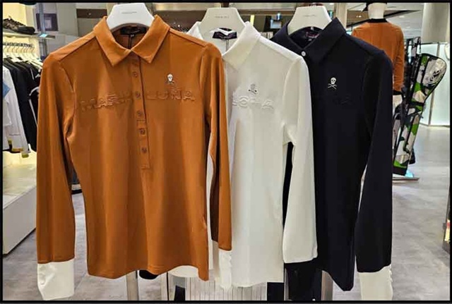 마크앤로나 여성 폴로 긴팔 티셔츠 3칼라