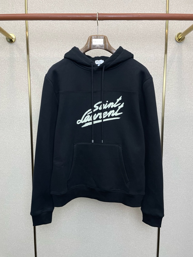 생로랑 기모 후드티 후디