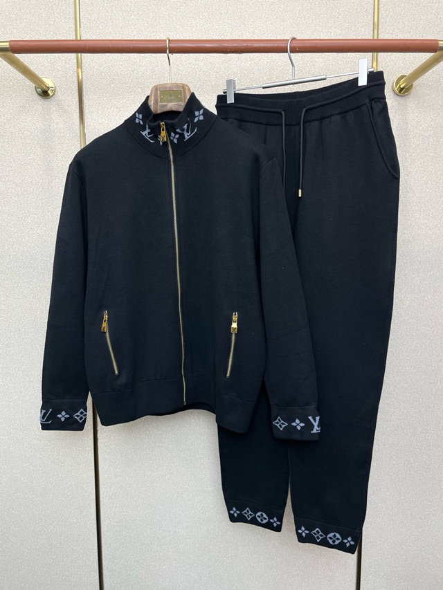 루이비통 트레이닝복 져지 트랙탑 + 트랙 조거 팬츠 밴딩 바지 세트