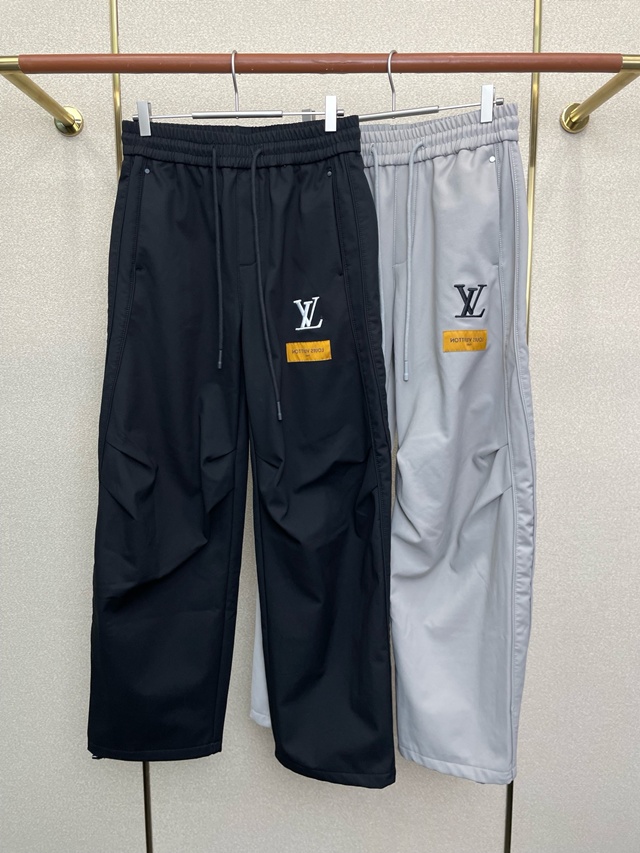 루이비통 기모 트랙 팬츠 밴딩 바지 2칼라