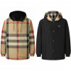 버버리 리버시블 체크 나일론 후드 재킷 집업 점퍼