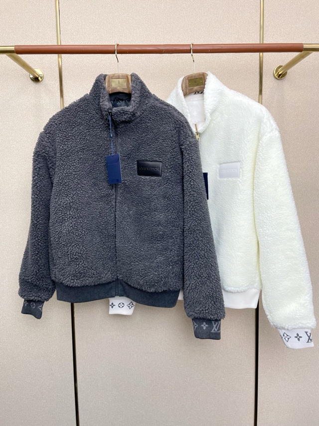 루이비통 모노그램 플리스 블루종 후리스 2칼라