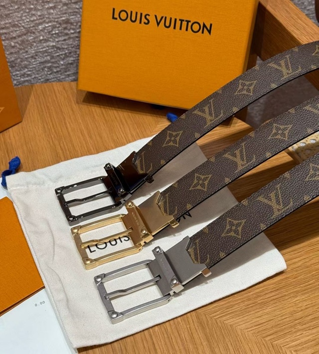 루이비통 코너 핀 35mm 벨트 3칼라