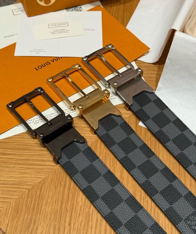 루이비통 코너 핀 35mm 벨트 3칼라