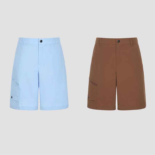 지포어 남성 에센셜 쇼츠 반바지 2칼라