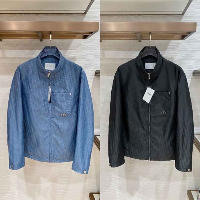 디올 오블리크 재킷 집업 점퍼 2칼라