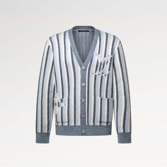 루이비통 스트라이프 자카드 가디건 1AJUHI