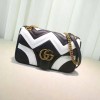 구찌 GG Marmont  소프트 스트럭처드 체인 숄더백 443497  -블랙 