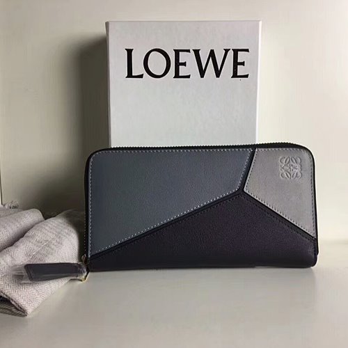 LOEWE 여성 장지갑  -네이비
