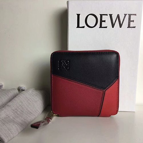 LOEWE 여성 반지갑  -레드