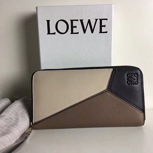 LOEWE 여성 장지갑  -베이지
