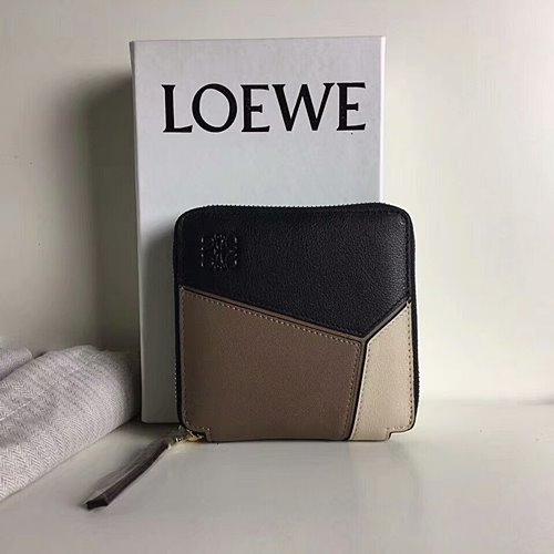 LOEWE 여성 반지갑  -베이지