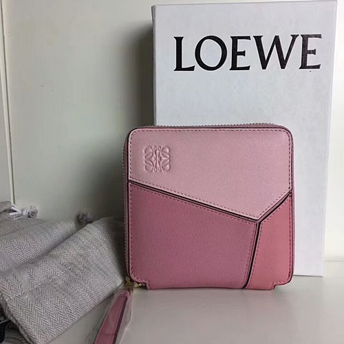 LOEWE 여성 반지갑  -핑크
