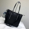 프라다 블랙 나일론 토트백 1BG212 블랙