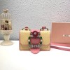 미우미우 크리스털 스트로 MIU 레이디 밴돌리어 백 5BH609
