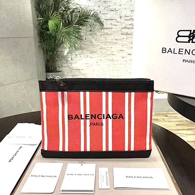 발렌시아가 바자 BAZAR Shopper -레드/스몰