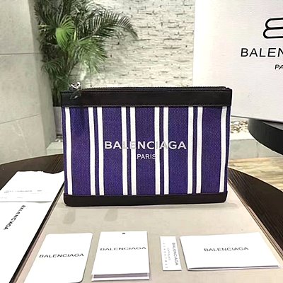 발렌시아가 바자 BAZAR Shopper -블루/스몰