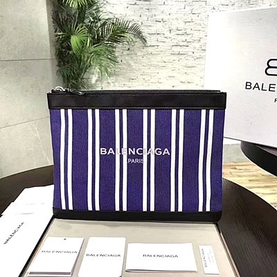 발렌시아가 바자 BAZAR Shopper -블루/미듐